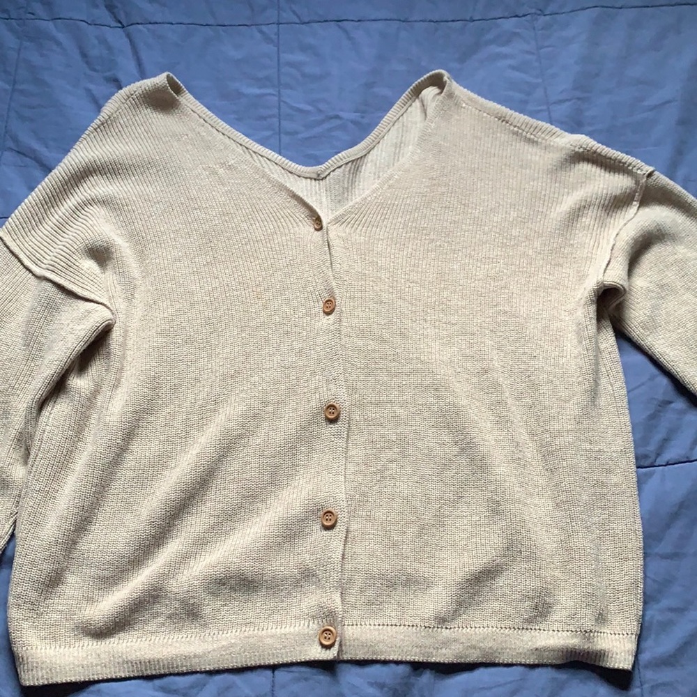 Creme cardigan
